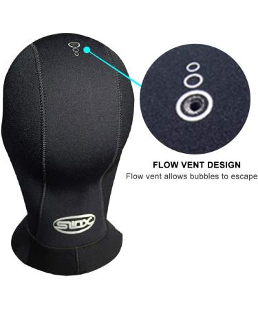 DIVE & SAIL 5mm Neoprene Wetsuit Hood | Thermal Scuba Diving & Surfing Cap | Snorkeling, Kayaking, Sailing | Black, Large - Buy Online on GoSupps.com