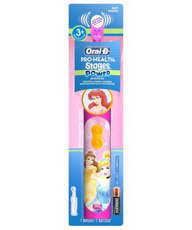Oral-B Toothbrush Rotating Head Princess Soft (Battery)