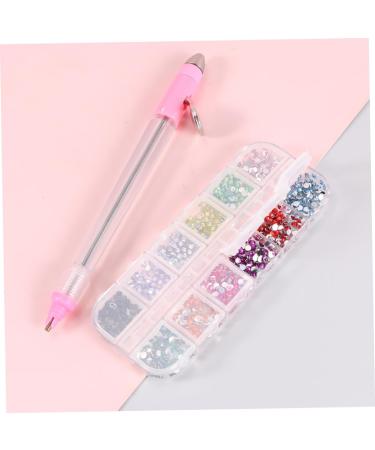 minkissy 1 Set Nail Art Studs Nail Tools Nail Gems and Rhinestones Nail Dotting Pen Nail Art Tools Nail Rhinestones Nail Sequins Crystal Ab Rhinestones Nail Art Pen 3d Drawing Tool Manual Pink 16x1cm - Buy Online on GoSupps.com