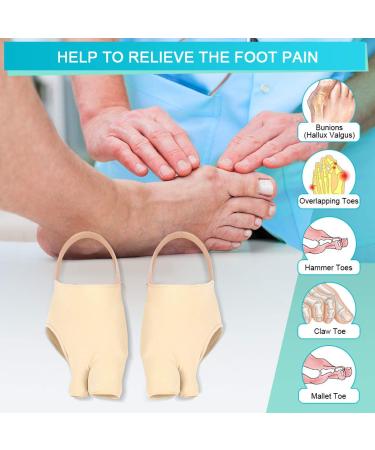 Haofy Hallux Valgus Bandage Correction Bunion Corrector with Slipproof Heel Straps & Gel Pad Comfortable Bunion Sleeve & Hallux Rail Socks Shop Now! - Buy Online on GoSupps.com