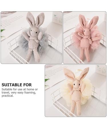 Beaupretty 3Pcs Bath Loofah Shower Animal Exfoliating Body Scrubber Set - Buy Online on GoSupps.com