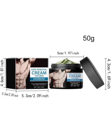  laxreheye Hair Removal Cream - 50g Gentle Non-Irritating Lotion for Men | Hair Removal Treatment for Intimate Areas Body Legs Arms Underarms Back and Genitals - Buy Online on GoSupps.com