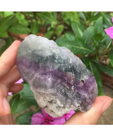 Uspick Natural raw Rainbow Fluorite Rock 1pc Crystal - Buy Online on GoSupps.com