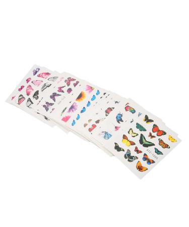 Nail Decals 2.6x2.1in Nail Stickers Twinkling Environmentally Friendly for DIY Nails Decorations