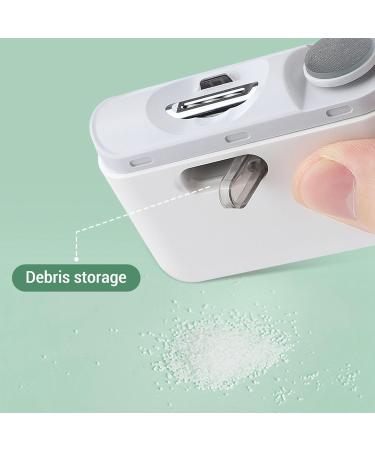 2 in 1 Electric Nail Clipper Nail Clipper with Nail File Nail Scraps Fast Polishing for Adults Children - Buy Online on GoSupps.com