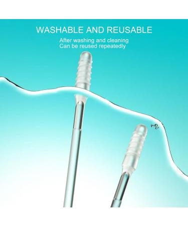 Ear Swabs Double-Headed Design 24 Pieces Silicone Ear Wax Remover Reusable Hygiene Stick Non-Irritating Material for Adults Kids Pets Home Daily Bedroom Offices Travel Shower Swimming - Buy Online on GoSupps.com