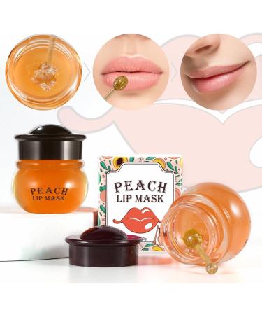 Lip Mask Lip Balm Moisturize and Prevent Dry and Chapped Lips Exfoliating Repair Lips (Peach) - Buy Online on GoSupps.com