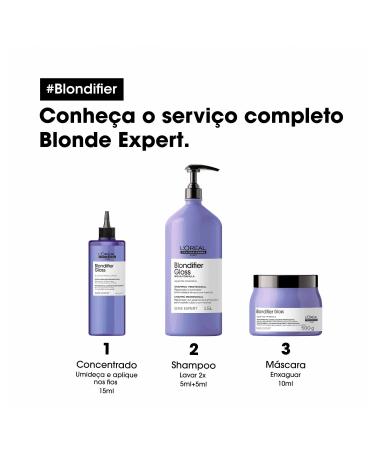 S rie Expert Blondifier Gloss Concentrate 400ml - Enhance Blonde Shine | International Shipping Available - Buy Online on GoSupps.com