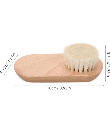 Baluue Wooden Nail Brush Fingernail Cleaning Brush Manicure Scrubbing Brush Fingernail Brush with Handle for Manicure Pedicure Salon Nail Cleaner Tools - Buy Online on GoSupps.com