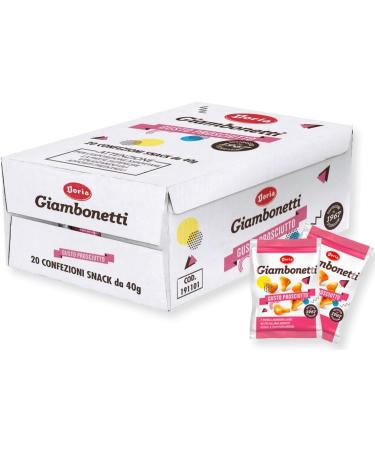 Doria Giambonetti - Ham - Lot of 20 packs of 40 g of friandises - Ham sauce with four - 400 g - Italian Gourmet Pulp - Buy Online on GoSupps.com