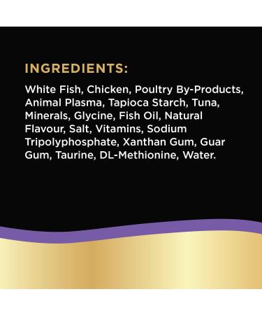 Sheba Bistro Perfect PORTIONS Cat Food Wet Adult Cuts in Gravy Delicate White Fish & Tuna Entr e 75g Tray (24 Pack) Black 10226442 Cuts in Gravy Delicate White Fish & Tuna Entr e 75 g (Pack of 24) - Buy Online on GoSupps.com