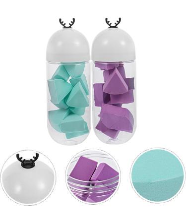 minkissy 2 Capsule Bottle Beauty Egg Esponjas Para Maquillaje Beauty Egg Sponge Concealer Sponges Multi- Colored Makeup Sponges Cosmetic Face Puff Hydrophilic Polyurethane Sector Applicator 20x7cm As Shown 1 - Buy Online on GoSupps.com
