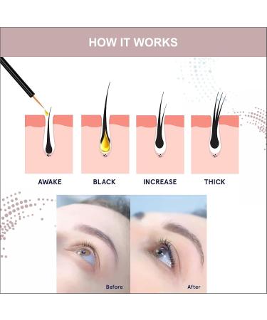 Lexique Eyeliner Long Eyelash Growth Serum - Advanced Formula for Longer Fuller & Thicker Lashes | 3 ML | Black - International Shipping Available - Buy Online on GoSupps.com