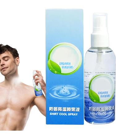 Cooling Spray for Hot Weather - 80ml Instant Outdoor Portable Cooling Spray | Long-Lasting Refreshing Cooling Artifact | Quick Cool Body Mist Spray For Sports Outing Hiking Commuting - Buy Online on GoSupps.com