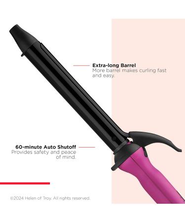 REVLON Easy Heat 1 Inch Precision Curling Iron - Pink | International Shipping Available - Buy Online on GoSupps.com