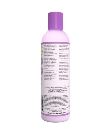 Okay Leave In Conditioner - Lavender 8 Fl Oz | Nourishing Hair Treatment for All Hair Types | International Shipping Available - Buy Online on GoSupps.com