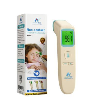 Amplim Non-Contact Digital Thermometer - Medical Grade Touchless for Adults, Children & Babies - Buy Online on GoSupps.com