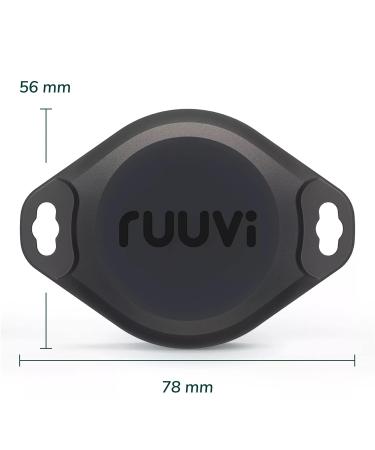 Ruuvi Wireless Bluetooth Temperature - Black - Buy Online on GoSupps.com