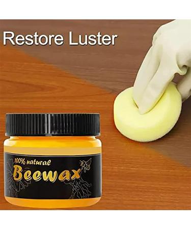 Natural Beeswax Furniture Polish for Wood Wood & Leather Furniture Polish Waterproof Polisher Beeswax Wood Seasoning Beeswax for Furniture to Beautify & Protect 3pcs - Buy Online on GoSupps.com