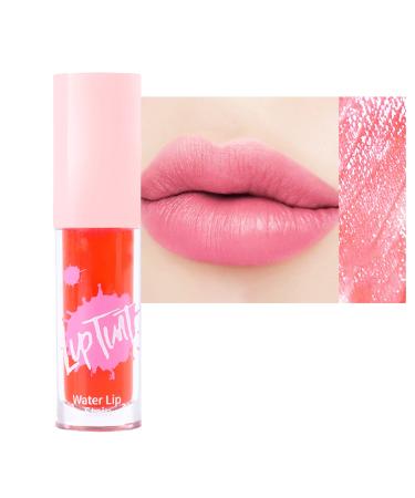 Lip Stain Waterproof Lip Tint High Pigmented Lip Stain Long Lasting Quick Dry Non-Stick Cup Lip Hydrated Lip Tint Stain 2-In-1 Smooth Easy To Apply Water Tint For Lip & Cheek HDN 01