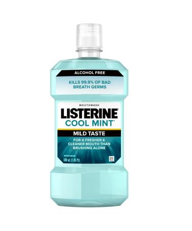 Listerine Zero Mouthwash Clean Mint 16.9 oz (Pack of 6)