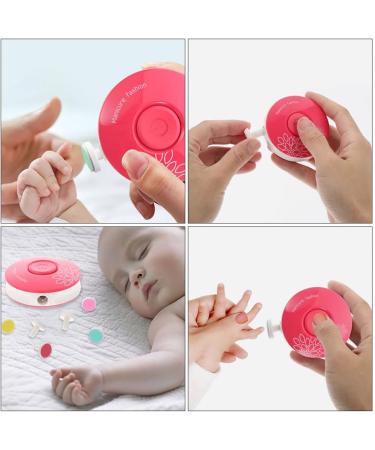 Lurrose Baby Suits 1 Set Electric Grinding Nail Electric Nail Polisher infant nail clipper Electric Nail Shaper steel fingernial cutters Hand Foot Care Tool automatic Eliminator baby abs Rosy - Buy Online on GoSupps.com