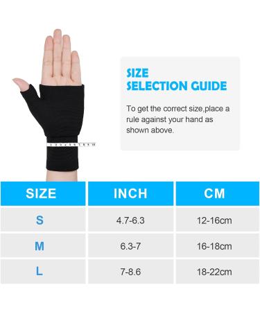 AOOWU Compression Support Thumb Rail - 2 Pack Arthritis Gloves Elastic Bandage Wrist Support for Men & Women Breathable & Comfortable - Buy Online on GoSupps.com