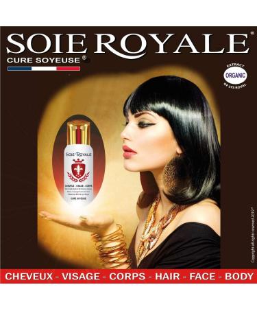 Soie Royale BIO Silky Cure 125 ml Organic Royal Lily Extract Silk Proteins EF Vitamins Hair Face Body Care Nourishes Hydrates Detangles with Intense Shine Alcohol-Free Made in France. - Buy Online on GoSupps.com