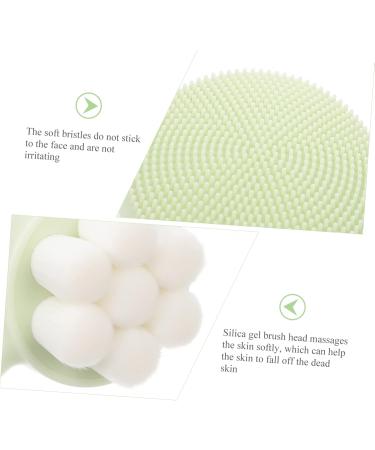 Healeved Face Brush Face Exfoliator Facial Brush Tool Facial Cleansing Tool Manual Facial Brush Pore Deep Cleansing Brush Skin Care Brush Face Washing Cleaner Facial Cleansing Brush 12.5X5X5CM Green - Buy Online on GoSupps.com