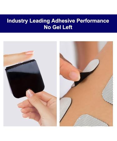 TENS Unit Replacement Pads - NURSAL 2x2 Reusable Electrotherapy Pads (20pcs) - Upgraded Self-Stick for AUVON & TENS 7000 - Buy Online on GoSupps.com