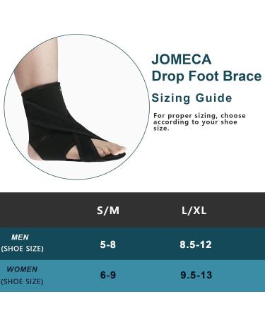 Upgraded Drop Foot Brace for Walking - Adjustable AFO with Dual Support Plates for Foot Drop TBI ALS & More | Fits Men & Women (Right L/XL - Buy Online on GoSupps.com