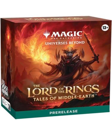 Magic The Gathering Lord of The Rings Tales of Middle Earth - Prerelease Kit - 6 Packs Dice & Promos