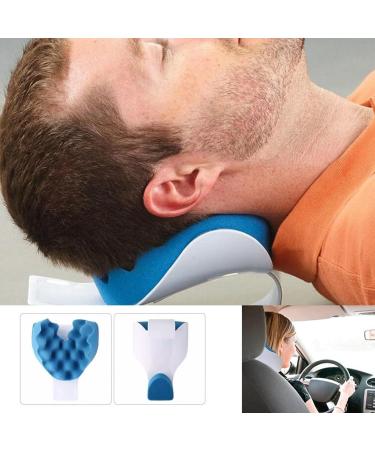 Neck Support Tension Reliever Neck Shoulder Relaxer Blue Sponge Releases Muscle Tension Relieves Tightness Soreness Neck and Shoulder Relaxer Cervical Traction Device Pillow Neck - Buy Online on GoSupps.com