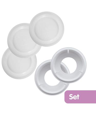 Buy MAM Anti-Colic Accessories Set - Includes 2 Floor Valves & 3 Locking Plates for Baby Bottles | 0+ Months | International Shipping - Buy Online on GoSupps.com