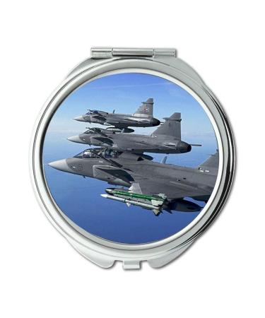 YENDOSTEEN fighter jets Mirror Compact Mirror fighter movie pocket mirror portable mirror