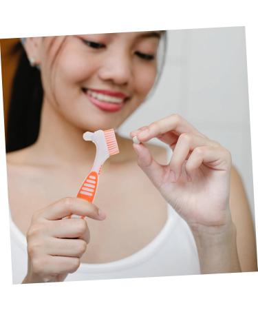 Buy Lurrose 20-Piece Prosthesis Toothbrush Set - Soft Bristle Adult Care Double-Sided Retainer & Cleaning Brush for Prosthetic Care - International Shipping Available - Buy Online on GoSupps.com