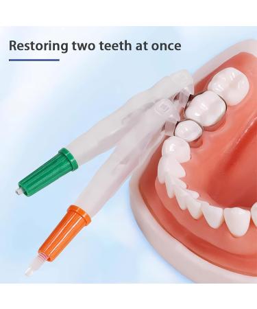 Dental Matrix Bands 24pcs Metal Restoration Matrix Band with 180 Adjustable Retainer Sectional Contoured Matrice Roll Type Matrix Band for Crownwork.-Orange - Buy Online on GoSupps.com