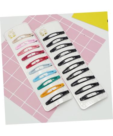 FRCOLOR Kids Hair Accessories black clips bangs clip clips for black barrettes Pure Color Barrettes Girls Snap Hairpins Barrettes child headgear Kid Hair Accessories - Buy Online on GoSupps.com