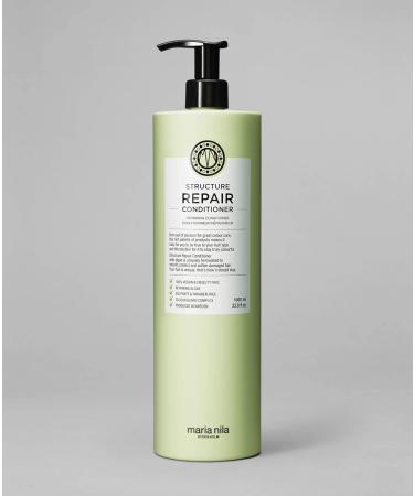 Maria Nila Structure Repair Conditioner 1000ml - Vegan Sulfate & Paraben Free for Damaged Hair | Algae Extract Moisturizes & Rebuilds - Buy Online on GoSupps.com