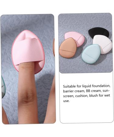  HONMEET 15Pcs Puffs Cream Foundation Puff Water Drops Makeup Fingers Powder Makeup Powder Puff Polyurethane Hydrophilic Finger Pad Miss - Buy Online on GoSupps.com