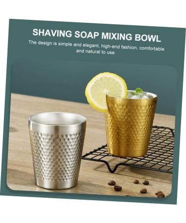 Frcolor 2-Pack Stainless Steel Shaving Soap Foam Shells - Unbreakable Men's Shaving Tools - Buy Online on GoSupps.com