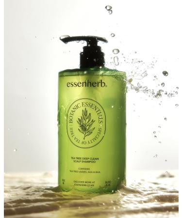 Tea Tree Deep Clean Scalp Shampoo for Oily Hair | AHA & BHA Vegan Formula | pH 5-6 | Made in Korea | 500ml - Buy Online on GoSupps.com