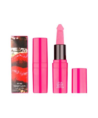 Creative Styling Head Matte Velvety Lipstick Moisturize Long Lasting High Pigmented Funny Lip Tint 1 Count (Pack of 1) A04