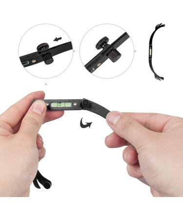 Eyebrow Line Shaping Ruler Foldable Eyebrow Bow Mapping Ruler Replaceable Cotton Thread 4 Sets for Makeup Learner for Salon - Buy Online on GoSupps.com