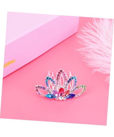 DOITOOL 1pc Prom Hair Clips Diamond Headpiece Hair Accessories for Women Prom Bridal Hair Comb Wedding Colored Hair Clips Barrettes for Women Princess Headwear Tiara Girl Women's Hair Ring - Buy Online on GoSupps.com