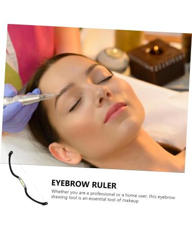 FOMIYES 2pcs Bow Eyebrow Ruler Makeup Stencil Eyebrow Level Tool Stainless Steel Eyebrow Ruler Draw a Line - Buy Online on GoSupps.com