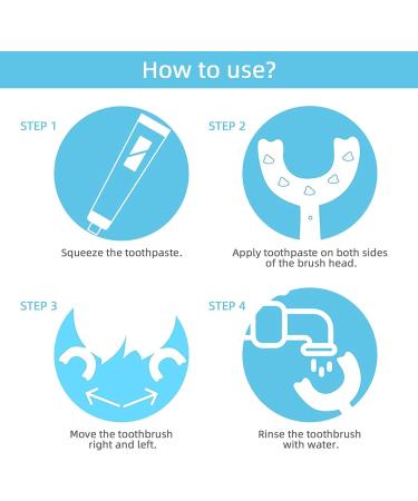 U Shadow Children s Toothbrush - 6 Pack 360 Food-Grade Silicone Manual Brush for Ages 2-12 - Buy Online on GoSupps.com
