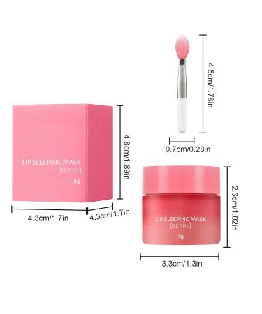 Hydrating Lip Masks Overnight | Long-Lasting Lip Moisturizer & Care Set with Brush | Best Lip Balm for Dry Lips - Buy Online on GoSupps.com