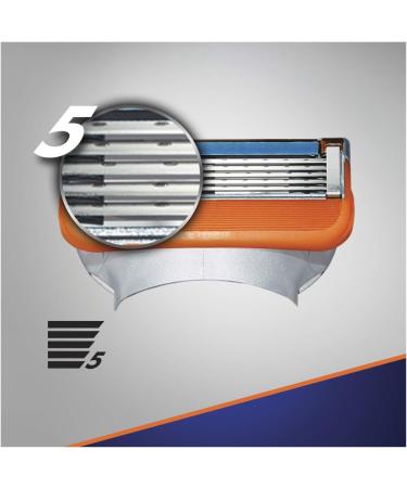 Gillette Fusion5 Razor Blades for Men - 4 Pack | Premium Shaving Experience Worldwide Shipping - Buy Online on GoSupps.com