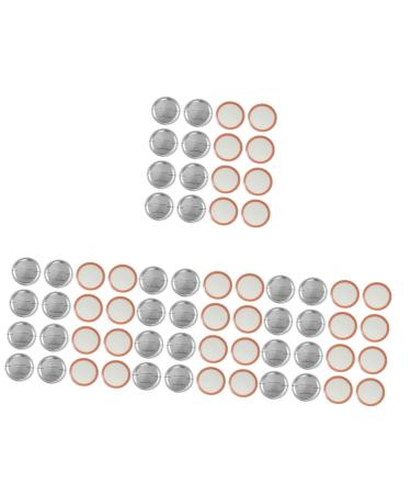 Mipcase 120 Pcs Mason Jar Lids Sprouting Lids for Mason Jars Wide Mouth Mason Jar Lid Canning Lids and Rings Jam Canning Lids Wide Airtight and Leak- Proof Seal Soda Can Ordinary Tinplate Silverx4pcs 8.6X8.6X0.2CMx4pcs